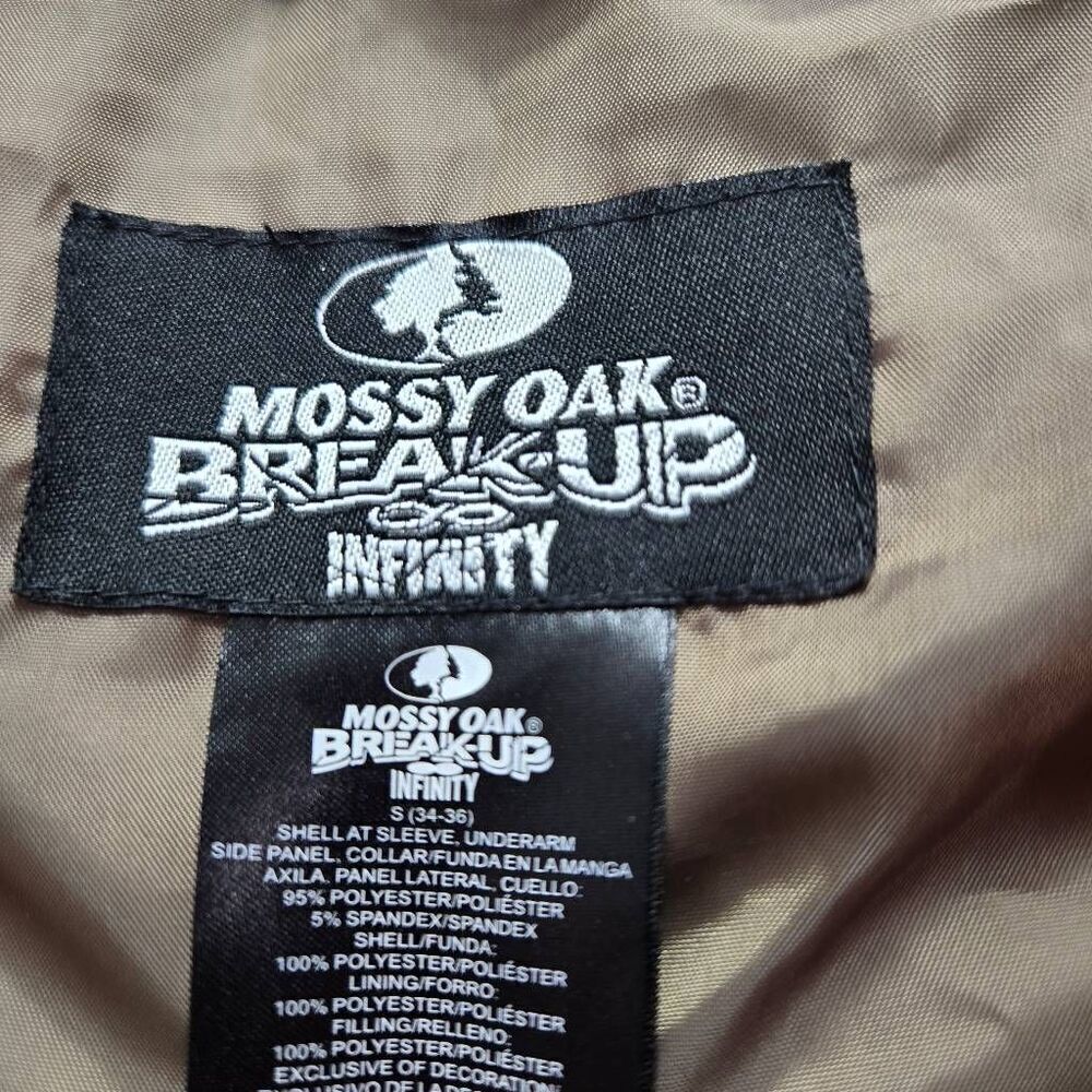 Mossy Oak Break Up Camouflage fitted Jacket S - Picture 4 of 4